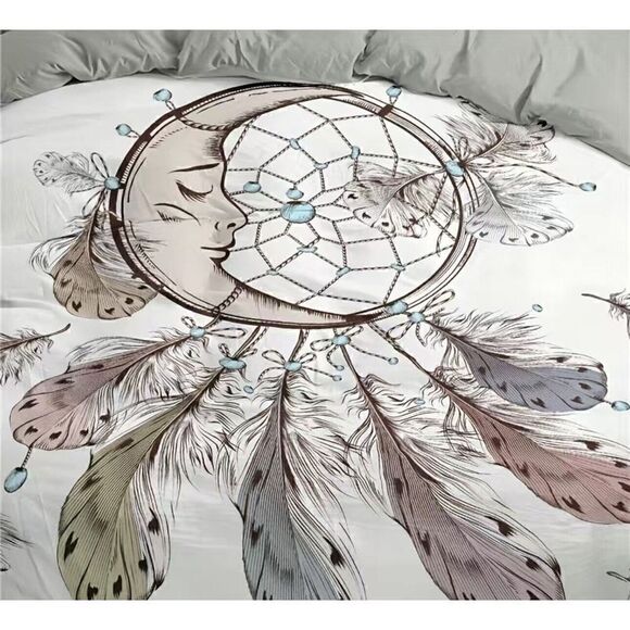 3D Dream Catcher Soft King Duvet Cover set for Comforter 3pcs Bedding set. NWT. - Picture 4 of 5